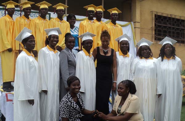 first Montessori pre-school of the CENTRE MONTESSORI of the Ivory Coast of the Peter-Hesse-Foundation in Abengourou, Ivory Coast